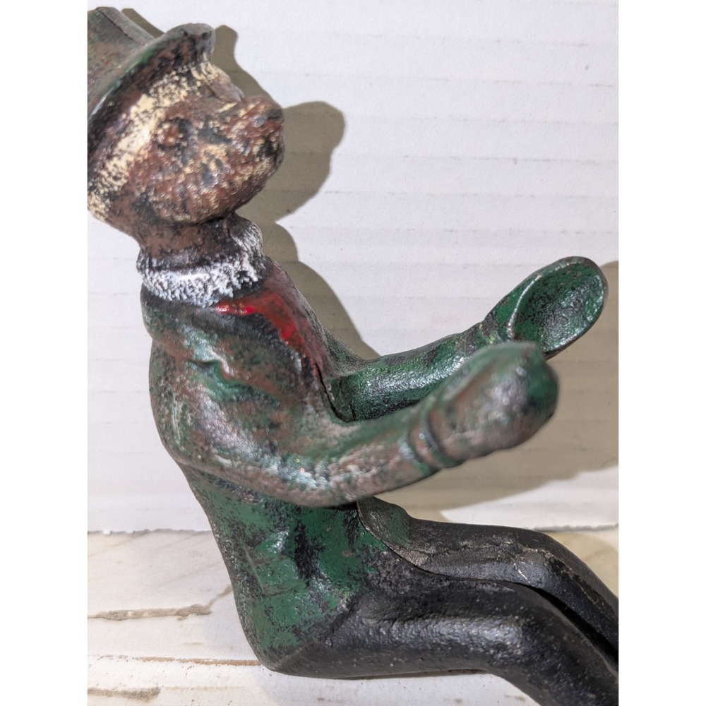 Antique Cast Iron Toy Driver Coachman Figure - Picture 3 of 8